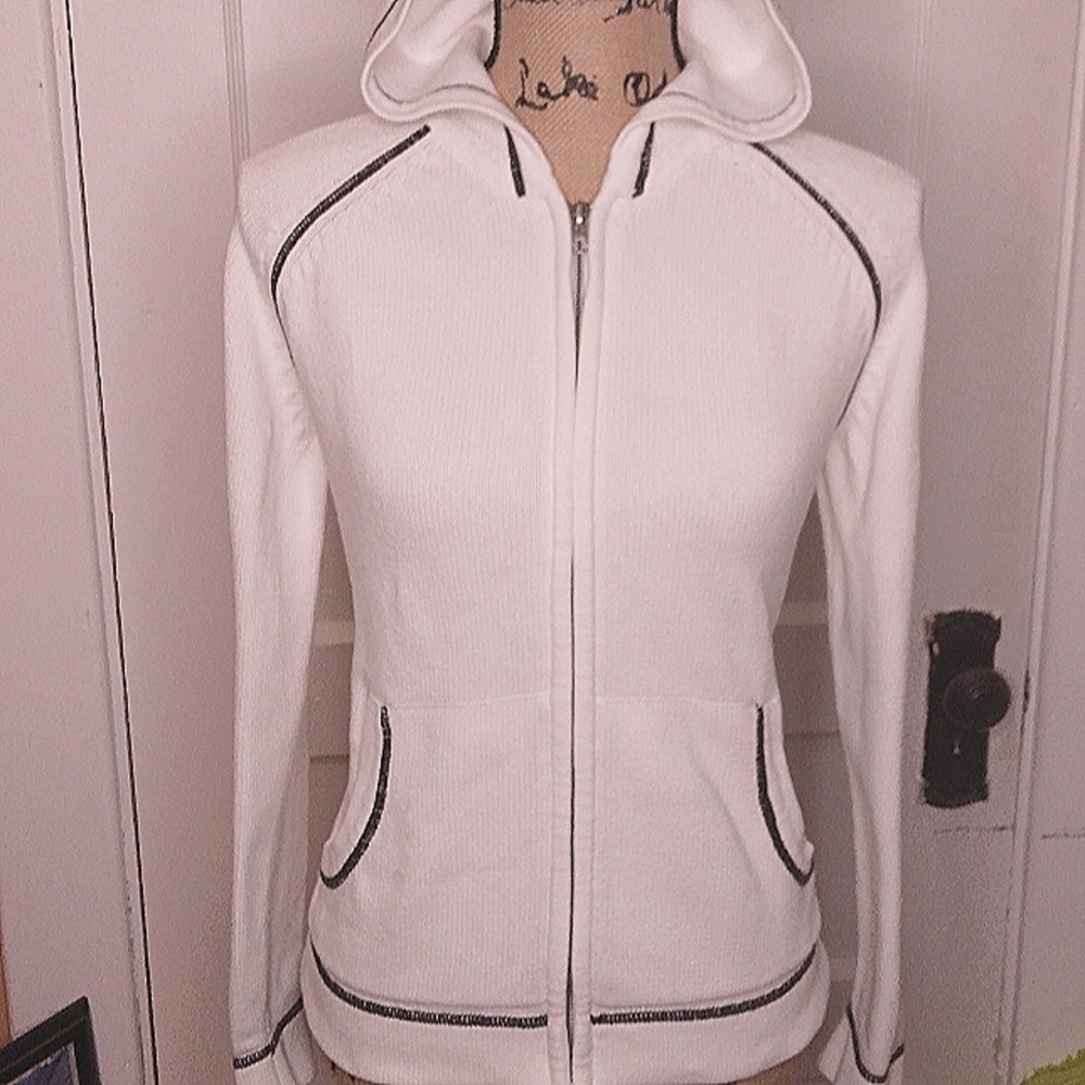 Hooded Cable Knit Sweater